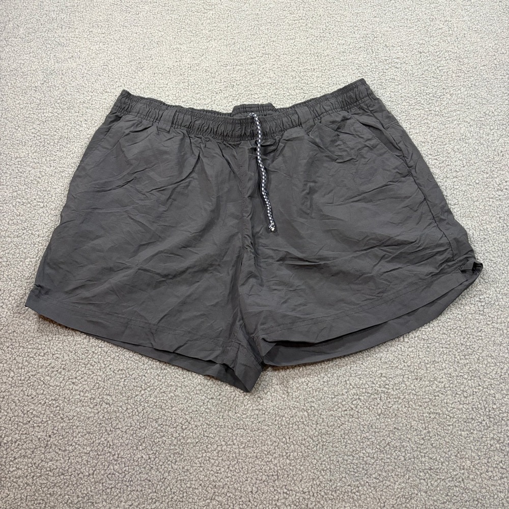 Columbia Shorts Mens XL Black PFG Backcast III Water Shorts Nylon Mesh Lined 5in